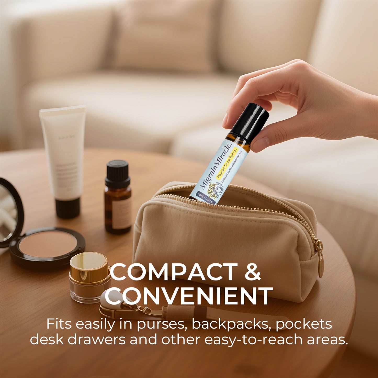 The MigrainMiracle Cooling Rescue Roll-on